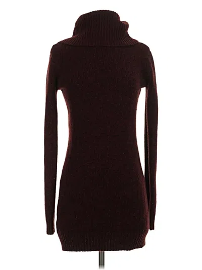 Pre-owned Forever 21 Casual Dress In Burgundy