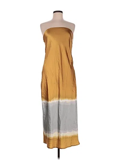 Pre-owned Forever 21 Casual Dress In Gold