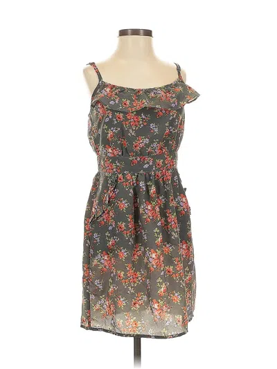 Pre-owned Forever 21 Casual Dress In Gray