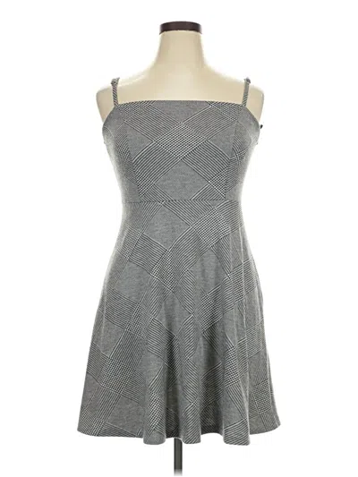 Pre-owned Forever 21 Casual Dress In Gray