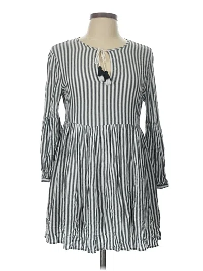 Pre-owned Forever 21 Casual Dress In Gray