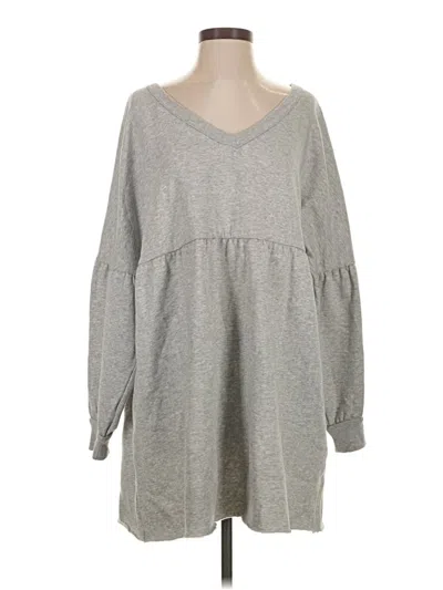 Pre-owned Forever 21 Casual Dress In Gray