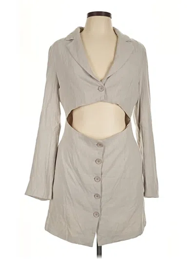 Pre-owned Forever 21 Casual Dress In Gray