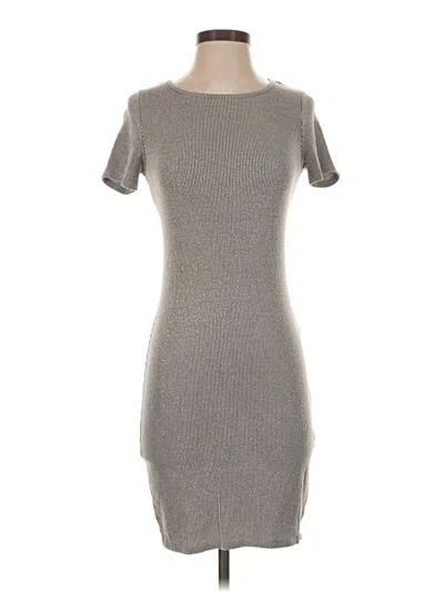 Pre-owned Forever 21 Casual Dress In Gray