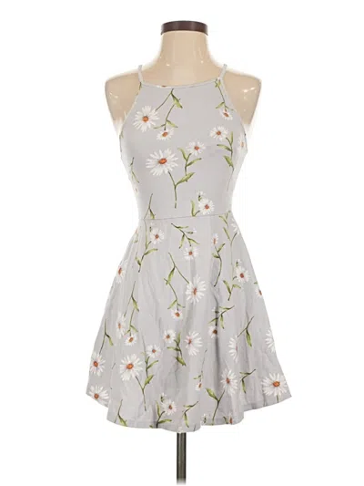 Pre-owned Forever 21 Casual Dress In Gray