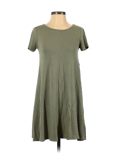 Pre-owned Forever 21 Casual Dress In Green