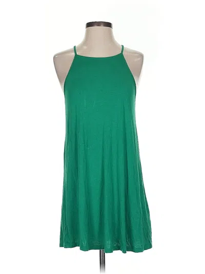 Pre-owned Forever 21 Casual Dress In Green