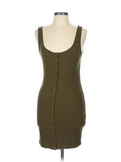 Pre-owned Forever 21 Casual Dress In Green