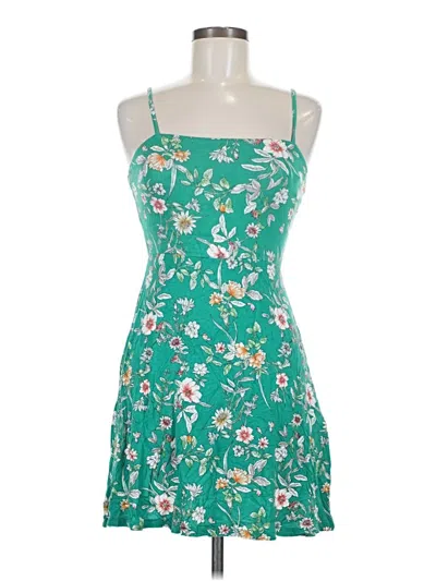 Pre-owned Forever 21 Casual Dress In Green