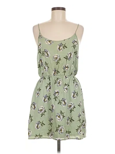 Pre-owned Forever 21 Casual Dress In Green