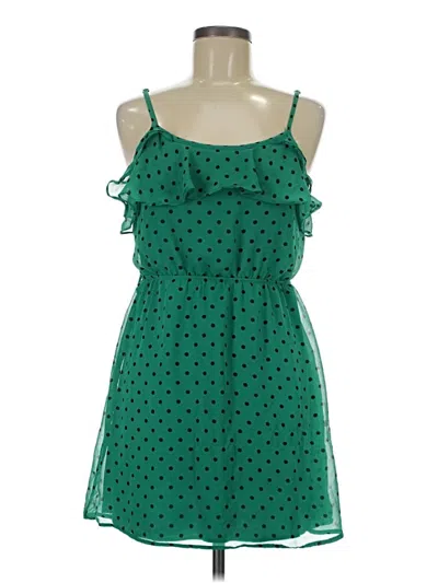 Pre-owned Forever 21 Casual Dress In Green