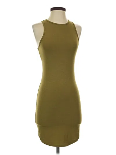 Pre-owned Forever 21 Casual Dress In Green