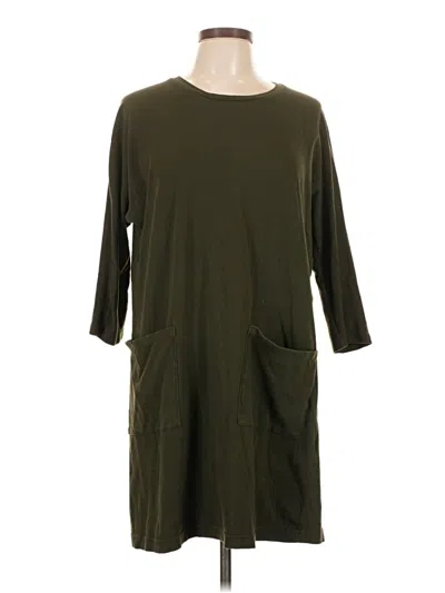 Pre-owned Forever 21 Casual Dress In Green