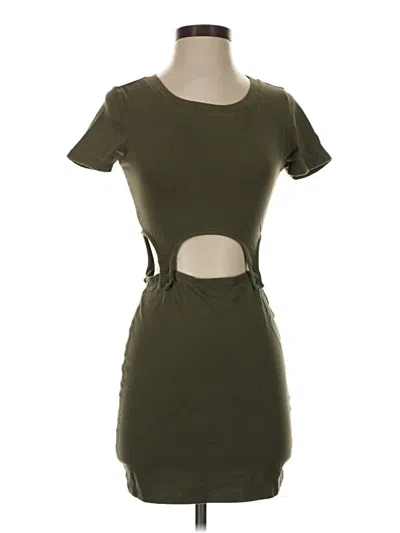 Pre-owned Forever 21 Casual Dress In Green