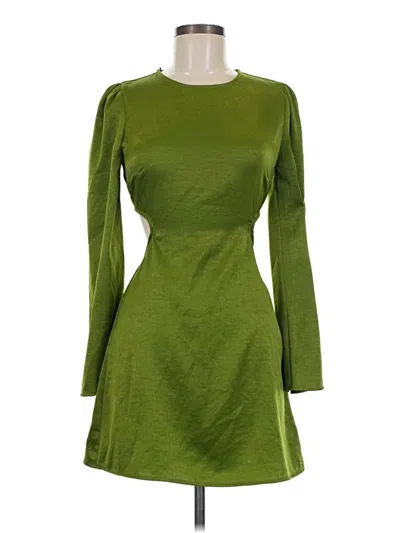 Pre-owned Forever 21 Casual Dress In Green