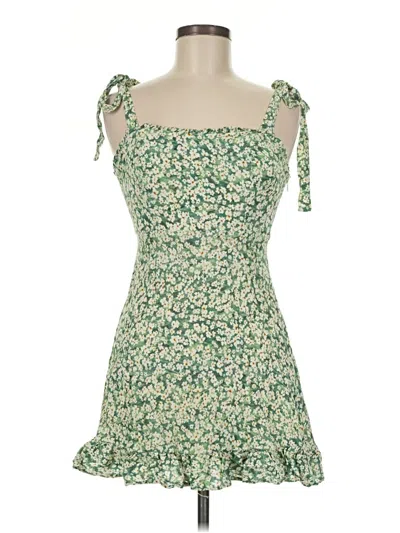Pre-owned Forever 21 Casual Dress In Green