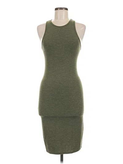 Pre-owned Forever 21 Casual Dress In Green
