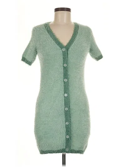 Pre-owned Forever 21 Casual Dress In Green