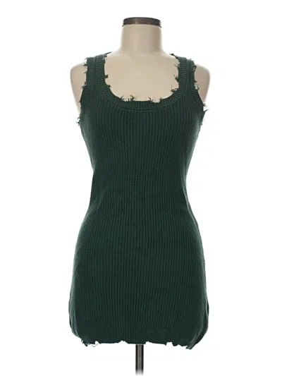 Pre-owned Forever 21 Casual Dress In Green