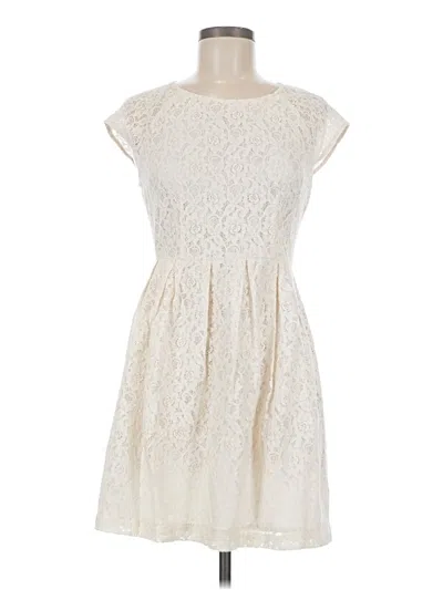 Pre-owned Forever 21 Casual Dress In Ivory