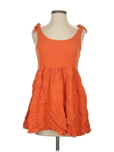Pre-owned Forever 21 Casual Dress In Orange