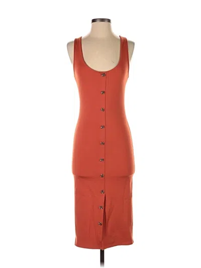Pre-owned Forever 21 Casual Dress In Orange