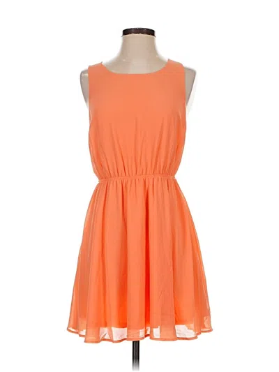 Pre-owned Forever 21 Casual Dress In Orange