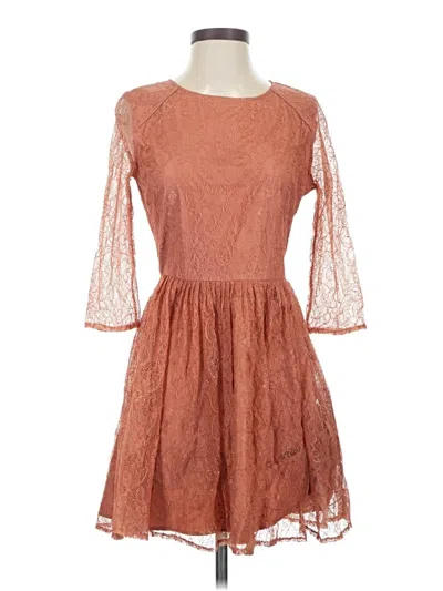 Pre-owned Forever 21 Casual Dress In Orange