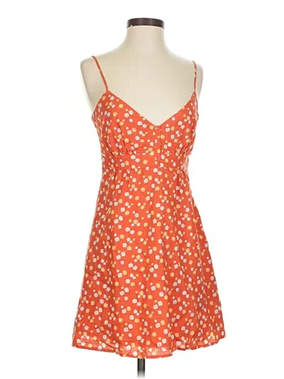 Pre-owned Forever 21 Casual Dress In Orange