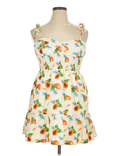 Pre-owned Forever 21 Casual Dress In Orange