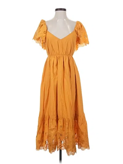 Pre-owned Forever 21 Casual Dress In Orange