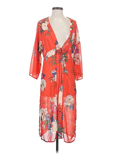 Pre-owned Forever 21 Casual Dress In Orange