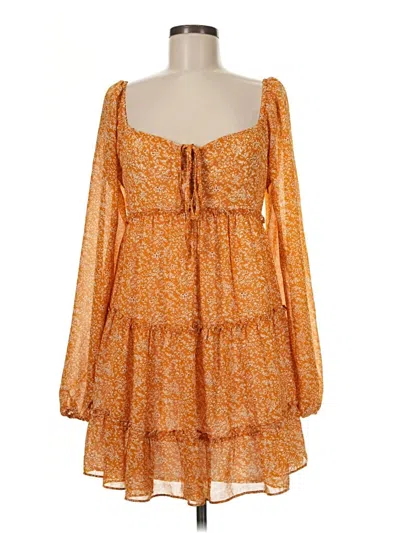 Pre-owned Forever 21 Casual Dress In Orange