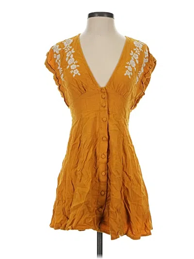 Pre-owned Forever 21 Casual Dress In Orange