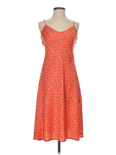 Pre-owned Forever 21 Casual Dress In Orange