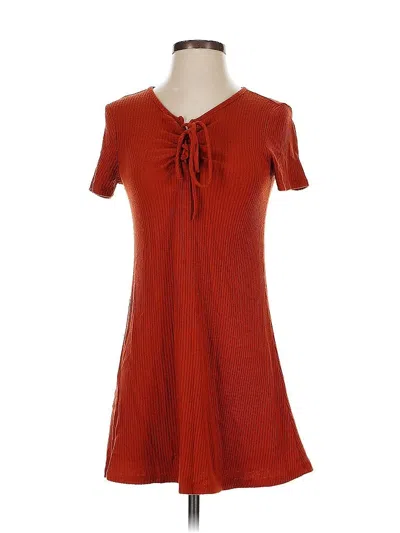 Pre-owned Forever 21 Casual Dress In Red