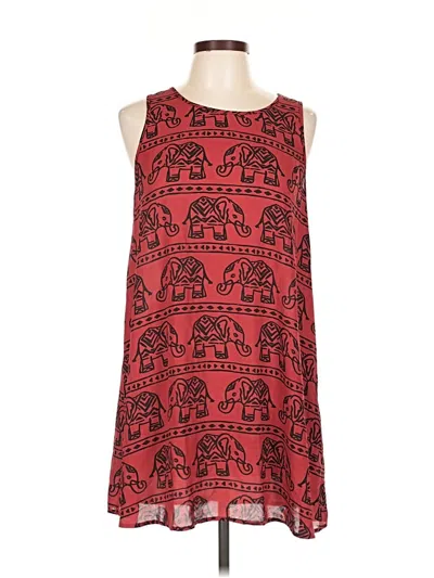 Pre-owned Forever 21 Casual Dress In Red