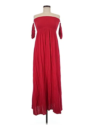 Pre-owned Forever 21 Casual Dress In Red