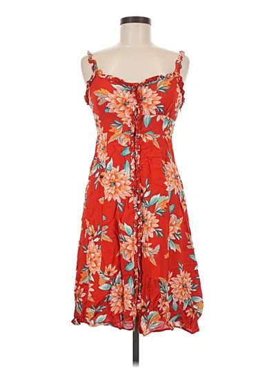 Pre-owned Forever 21 Casual Dress In Red