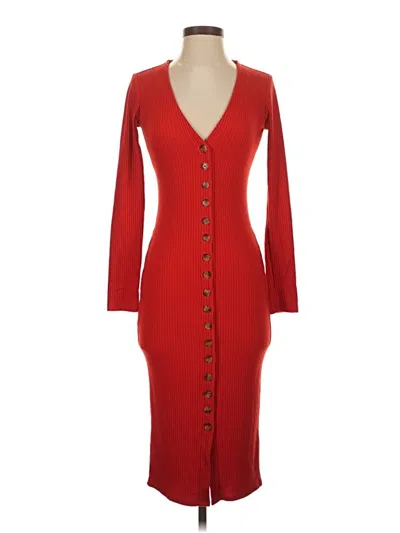 Pre-owned Forever 21 Casual Dress In Red