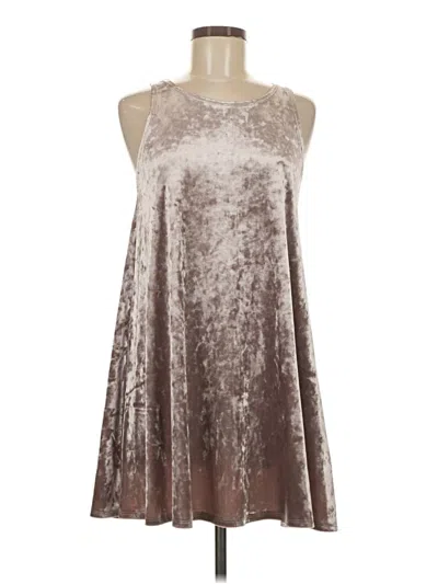 Pre-owned Forever 21 Casual Dress In Silver