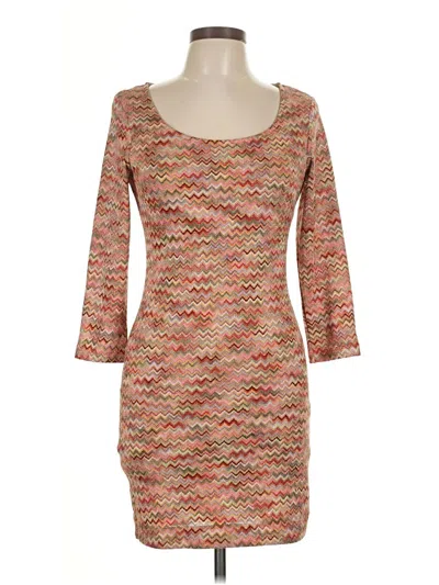 Pre-owned Forever 21 Casual Dress In Tan
