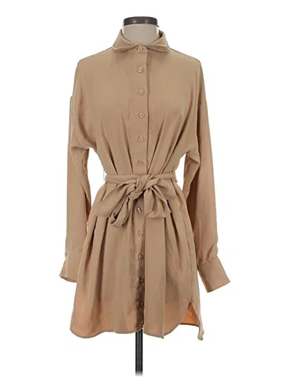 Pre-owned Forever 21 Casual Dress In Tan