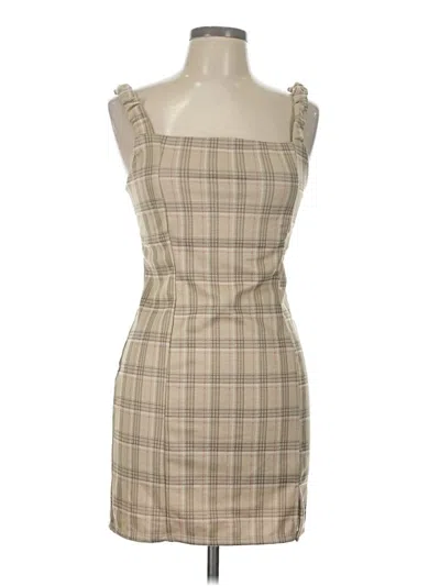 Pre-owned Forever 21 Casual Dress In Tan