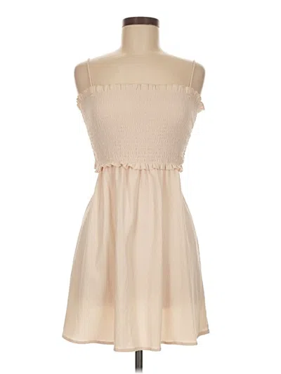 Pre-owned Forever 21 Casual Dress In Tan