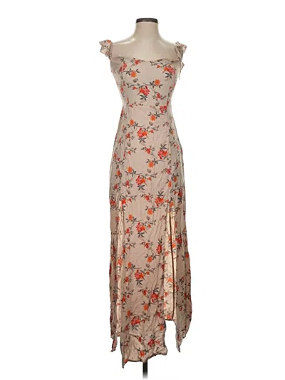 Pre-owned Forever 21 Casual Dress In Tan