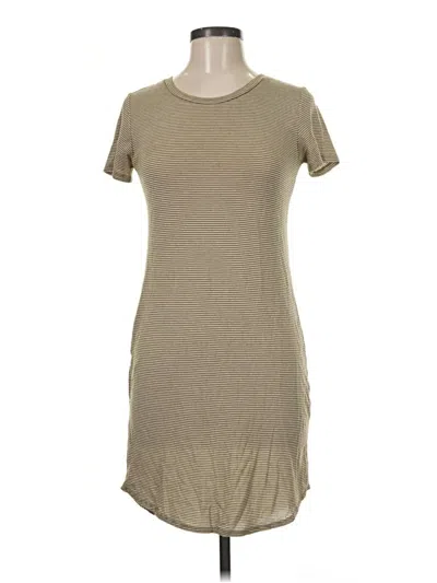 Pre-owned Forever 21 Casual Dress In Tan