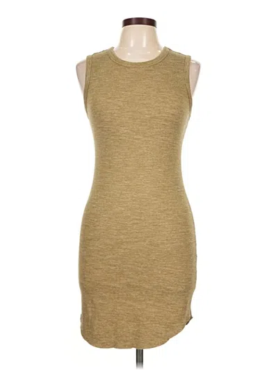 Pre-owned Forever 21 Casual Dress In Tan