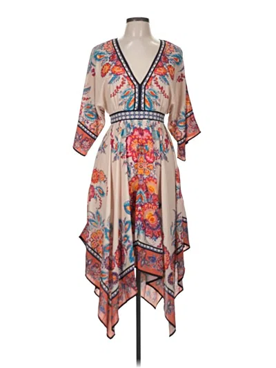 Pre-owned Forever 21 Casual Dress In Tan