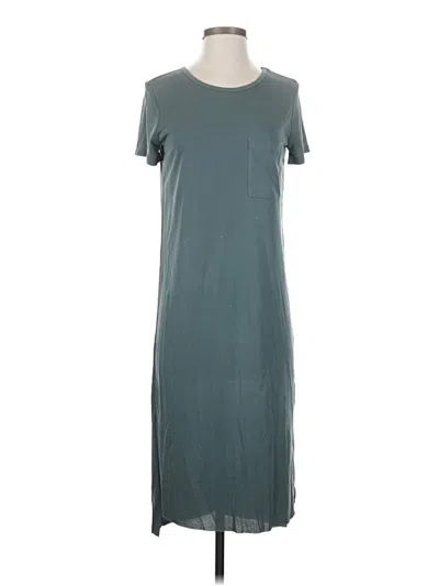 Pre-owned Forever 21 Casual Dress In Teal